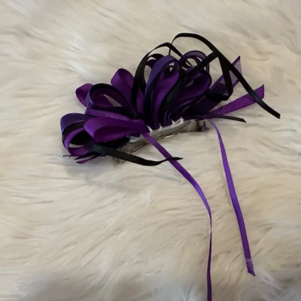 Bundle (3) of Loopy Bow on Spring Barrette     5B8078  Handmade NWT Boutique